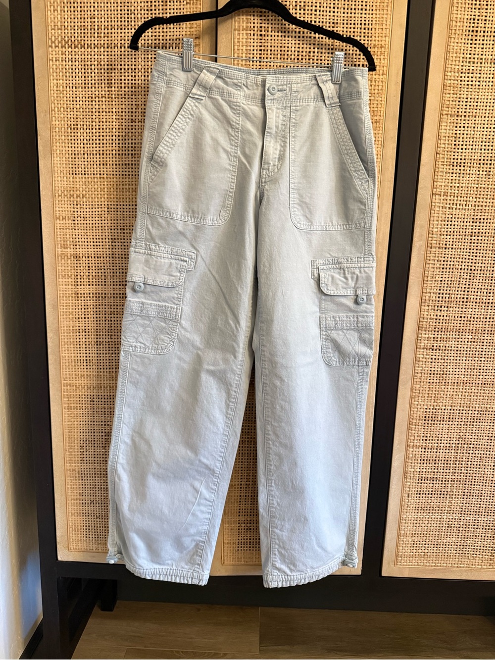 American Eagle Outfitters Pale Blue Cargo Pants